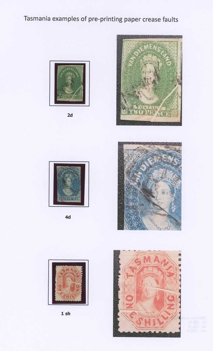 Chalon heads specialized stamp collection in an album with Nova Scotia 1851-7 1d plate proof in - Bild 14 aus 18