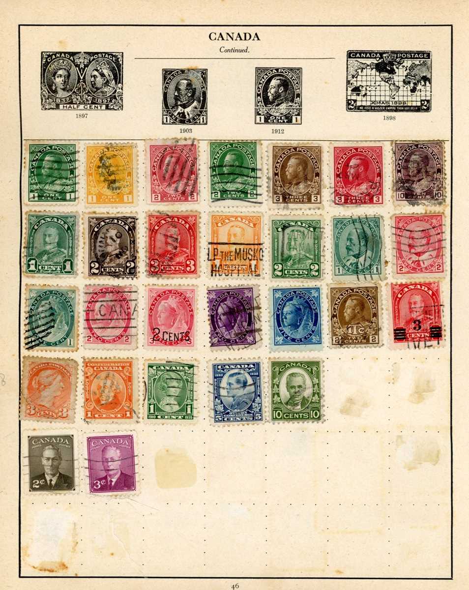 World stamps in Strand album, plus one other album, loose in folders, envelopes, Great Britain - Image 4 of 9