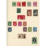 World stamps in three albums plus album leaves, Great Britain decimal mint and loose blocks in