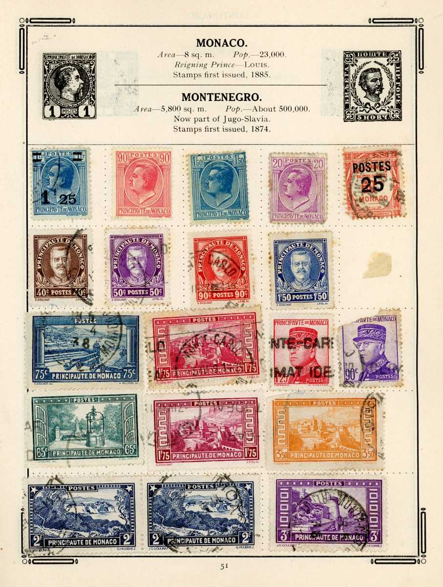 World stamps in albums in albums with Great Britain, British Commonwealth mostly early stamps. - Bild 5 aus 6