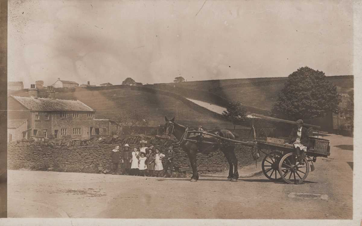 A collection of approximately 60 postcards of West Yorkshire including photographic postcards titled - Image 7 of 11
