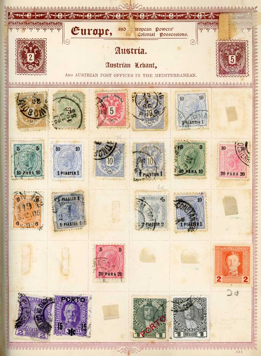 World stamps in old 'Empire' album, Strand album, loose on leaves, packets and first day covers. - Bild 4 aus 6