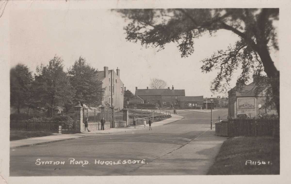 A collection of 37 postcards of Leicestershire including photographic postcards titled ‘Central - Bild 3 aus 8