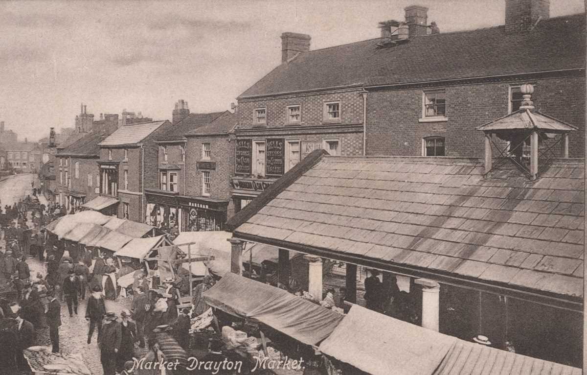 A collection of approximately 68 postcards of Staffordshire, Shropshire and Worcestershire including - Image 8 of 12