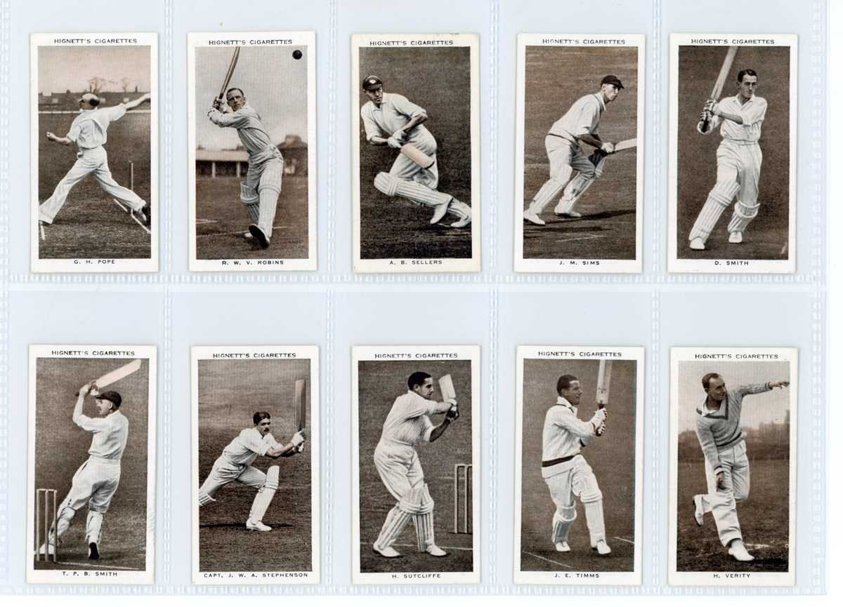An album of cigarette and trade cards of sport interest, including 7 Rutter & Co ‘Cricketers - Image 6 of 8