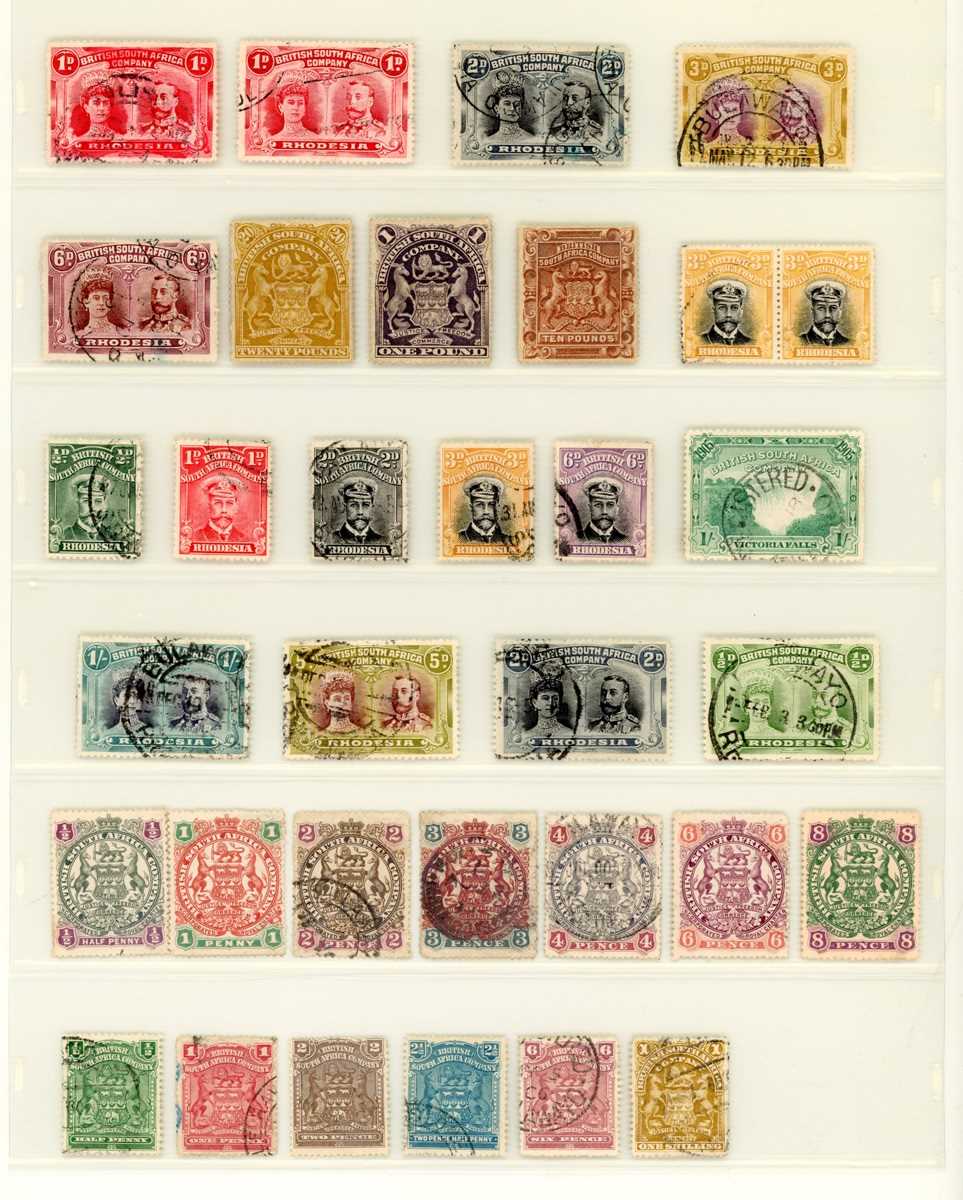 British Commonwealth stamp collection in two boxed safe albums with mostly George VI and early Queen - Bild 2 aus 16