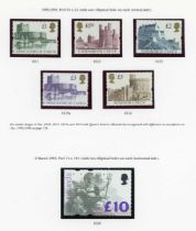 Great Britain decimal mint stamps in nine printed albums (one empty) from 1971-2017 with