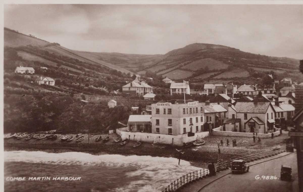 A collection of approximately 51 postcards of the village of Combe Martin in Devon, including - Image 2 of 13