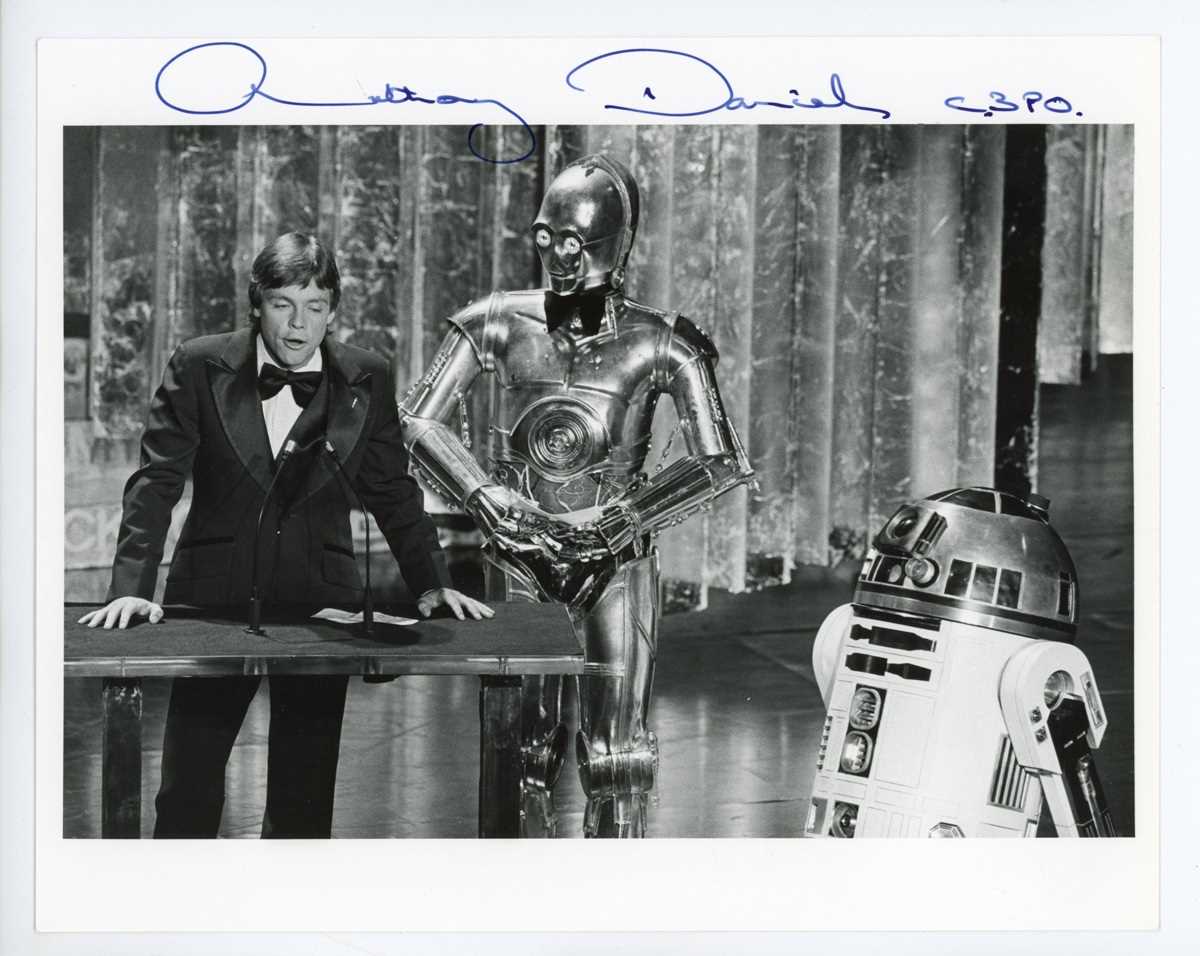 AUTOGRAPHS, STAR WARS. A group of 11 signed photographs of actors from Star Wars, comprising