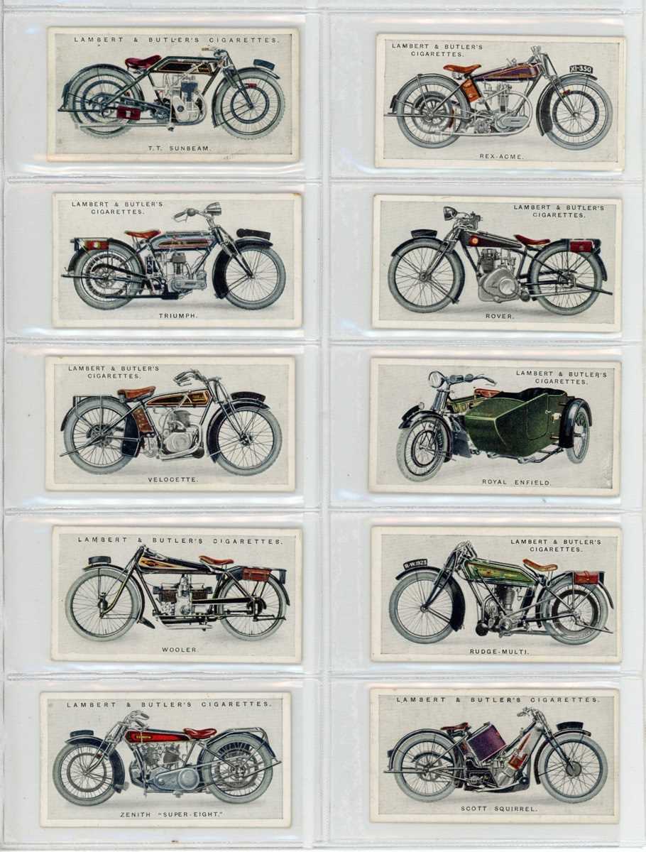 A collection of Lambert & Butler cigarette cards in two albums, including a set of 25 ‘Aviation’, - Bild 6 aus 8