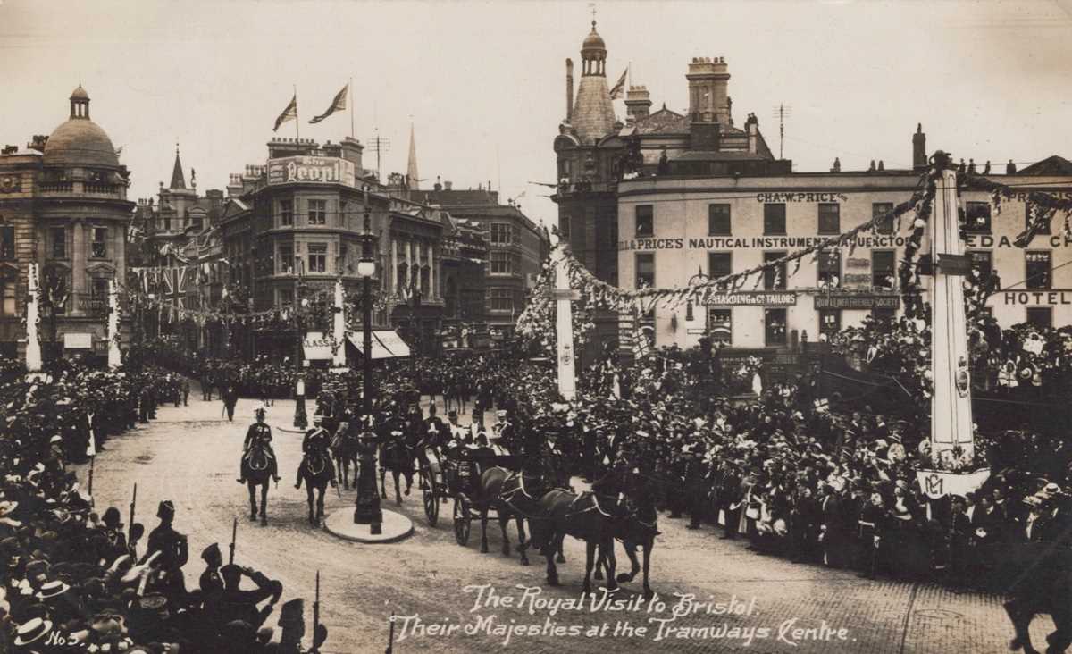 A collection of 44 postcards of Bristol including photographic postcards titled ‘The Royal Visit - Image 4 of 7