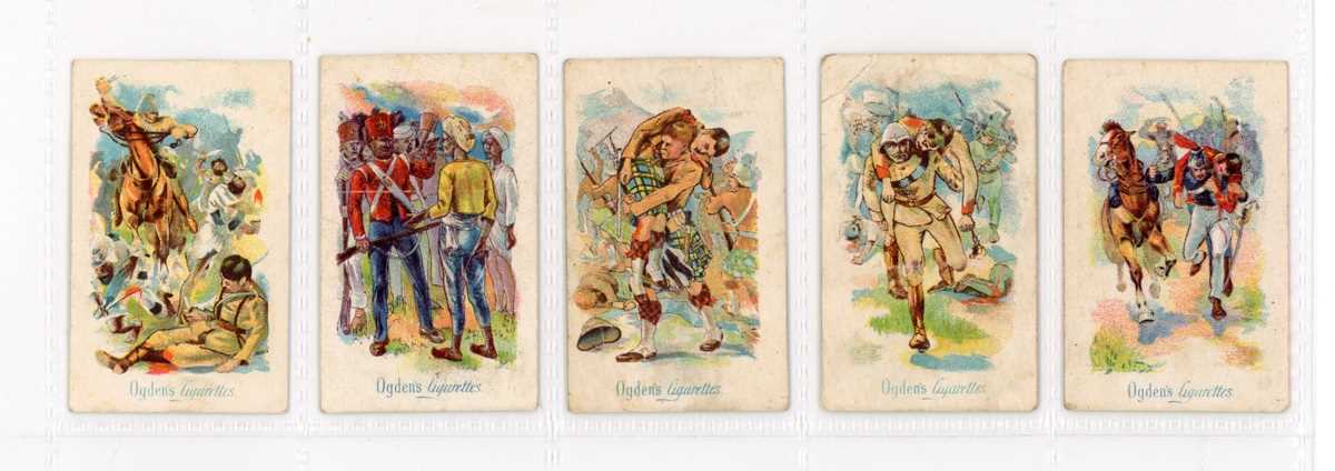 A collection of cigarette and trade cards in three albums, mostly of military interest, including 12 - Bild 2 aus 13