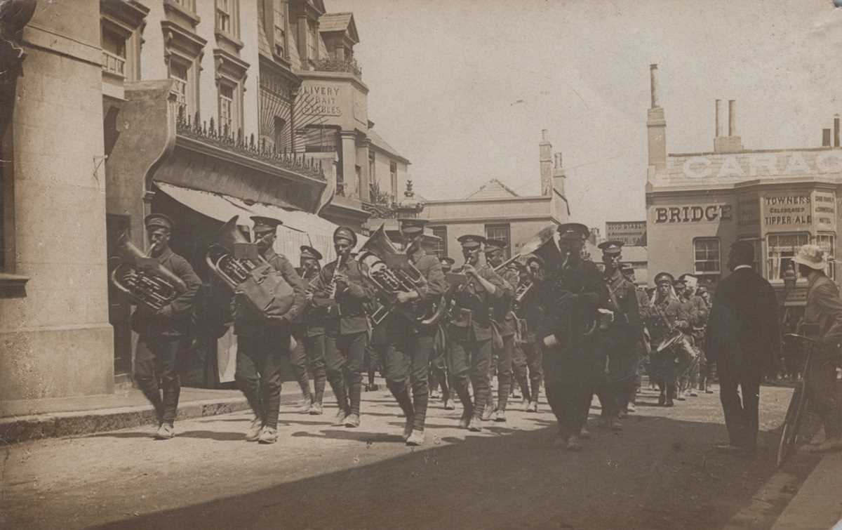 Two albums containing approximately 240 various postcards including a photographic postcard of an - Image 4 of 6