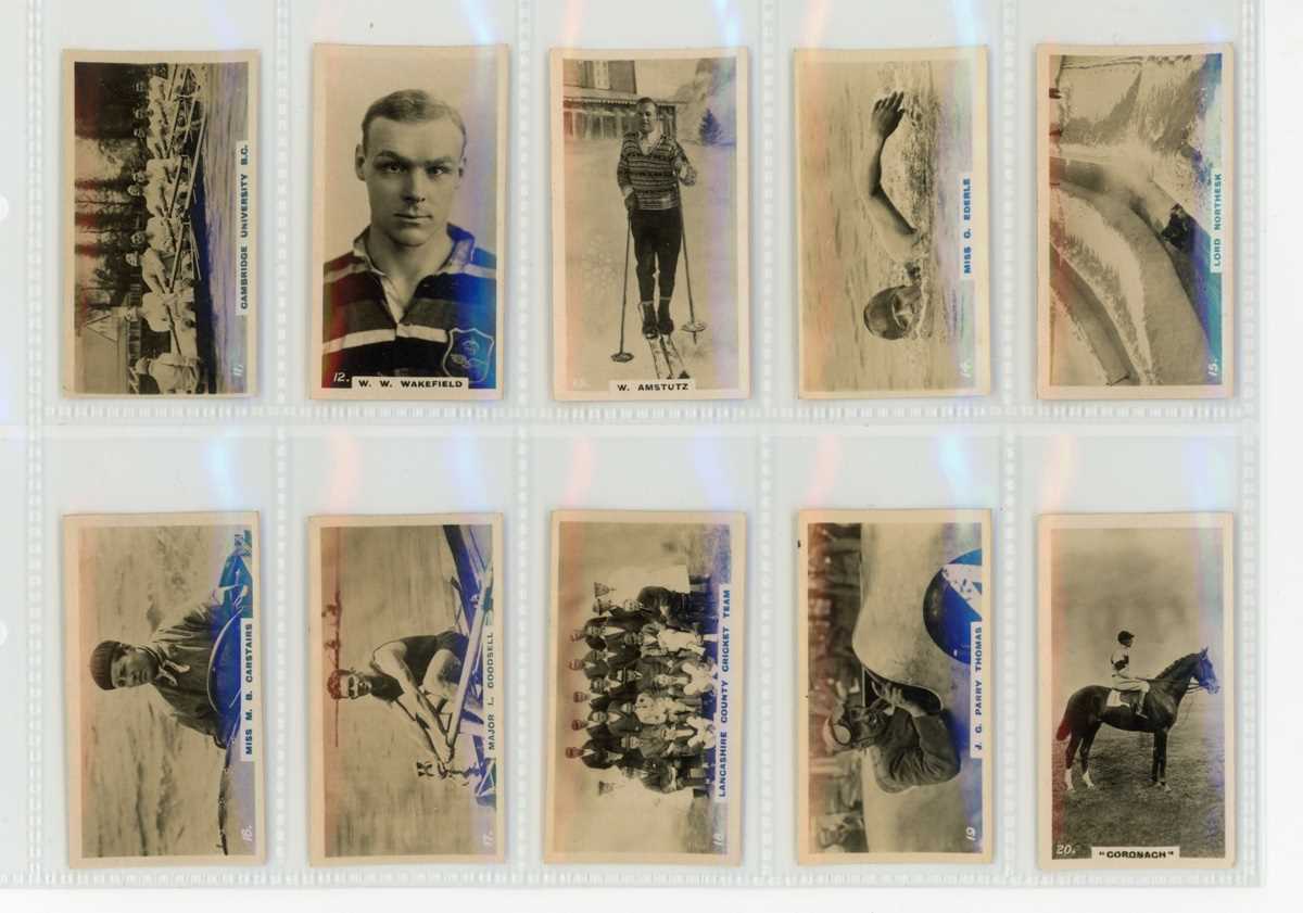 An album of cigarette and trade cards of sport interest, including a set of 50 Lambert and Butler - Image 9 of 11