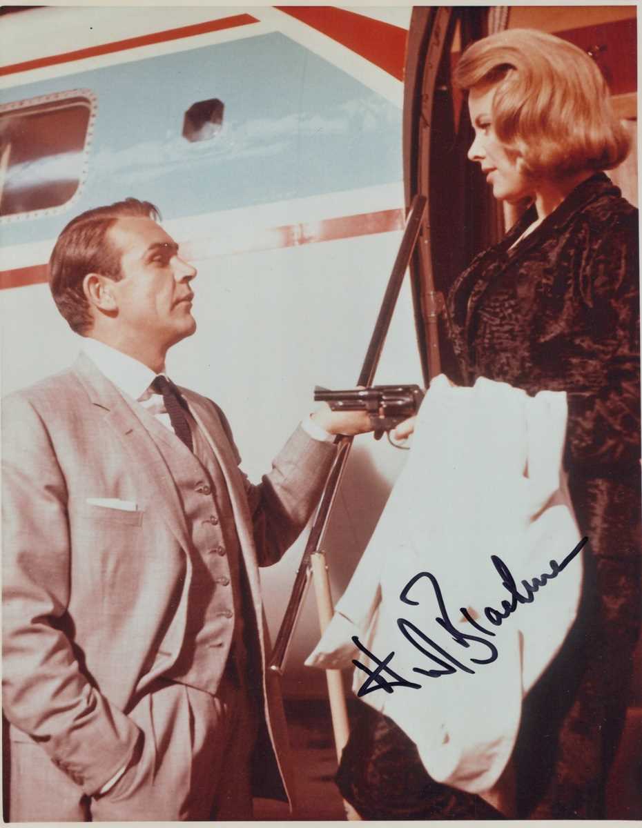 AUTOGRAPHS, JAMES BOND 007. A collection of 15 signed photographs of actors who have played James - Image 9 of 16