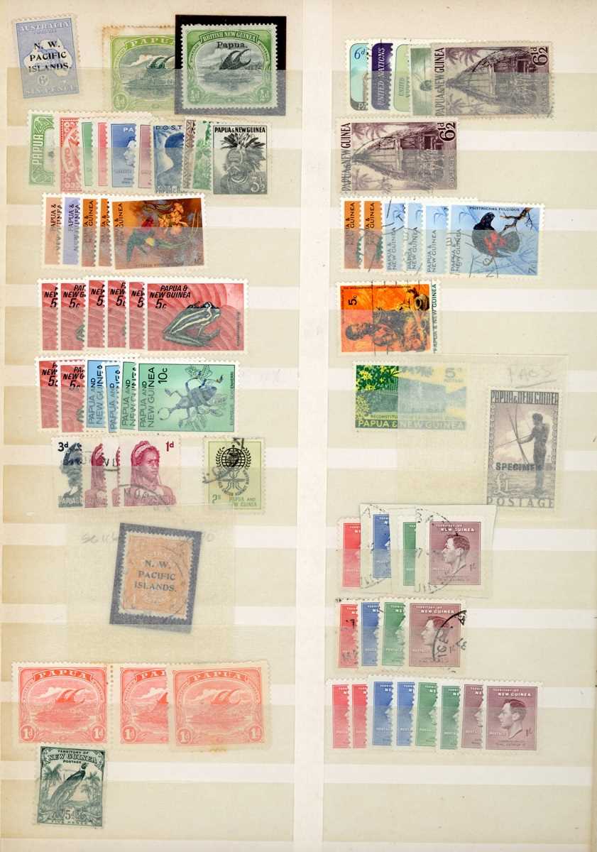 British Commonwealth stamps, mostly George VI and early Queen Elizabeth II period in stock books - Image 11 of 16