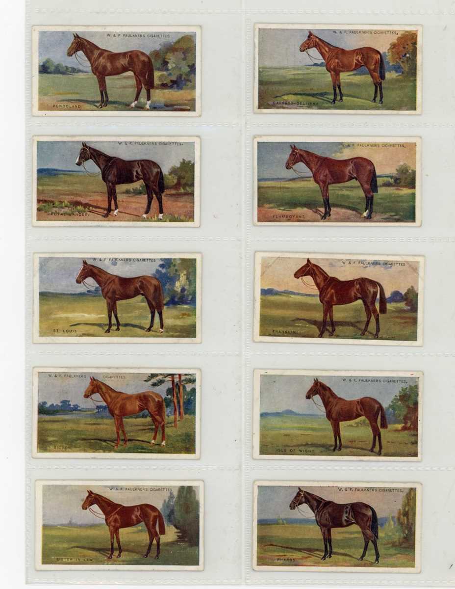 An album of cigarette cards relating to horses and horseracing, including 25 Alexander Boguslavsky - Image 11 of 12