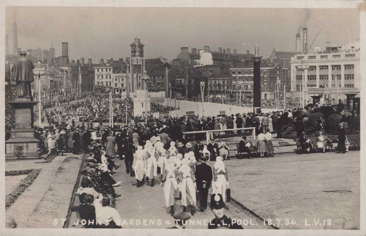 A collection of approximately 102 postcards of Lancashire including photographic postcards titled ‘ - Image 10 of 15