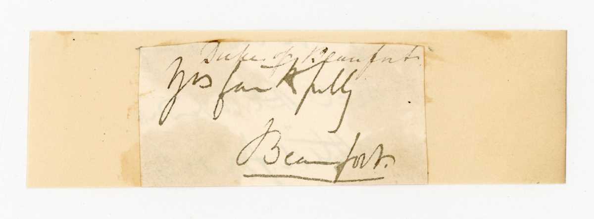 AUTOGRAPHS. A collection of approximately 65 clipped signatures of notable Victorians, including - Bild 3 aus 6