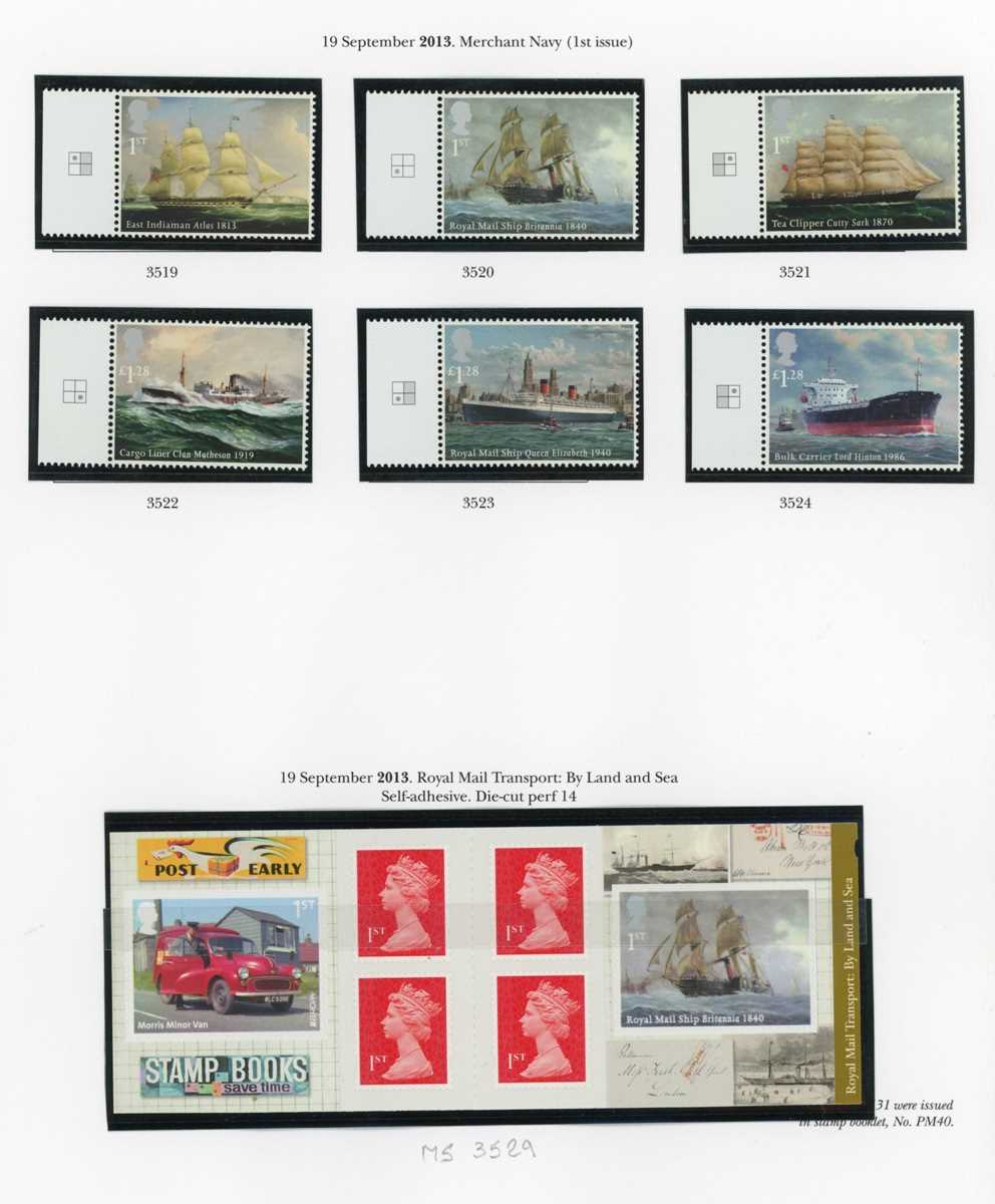 Great Britain decimal mint stamps in nine printed albums (one empty) from 1971-2017 with - Bild 2 aus 8