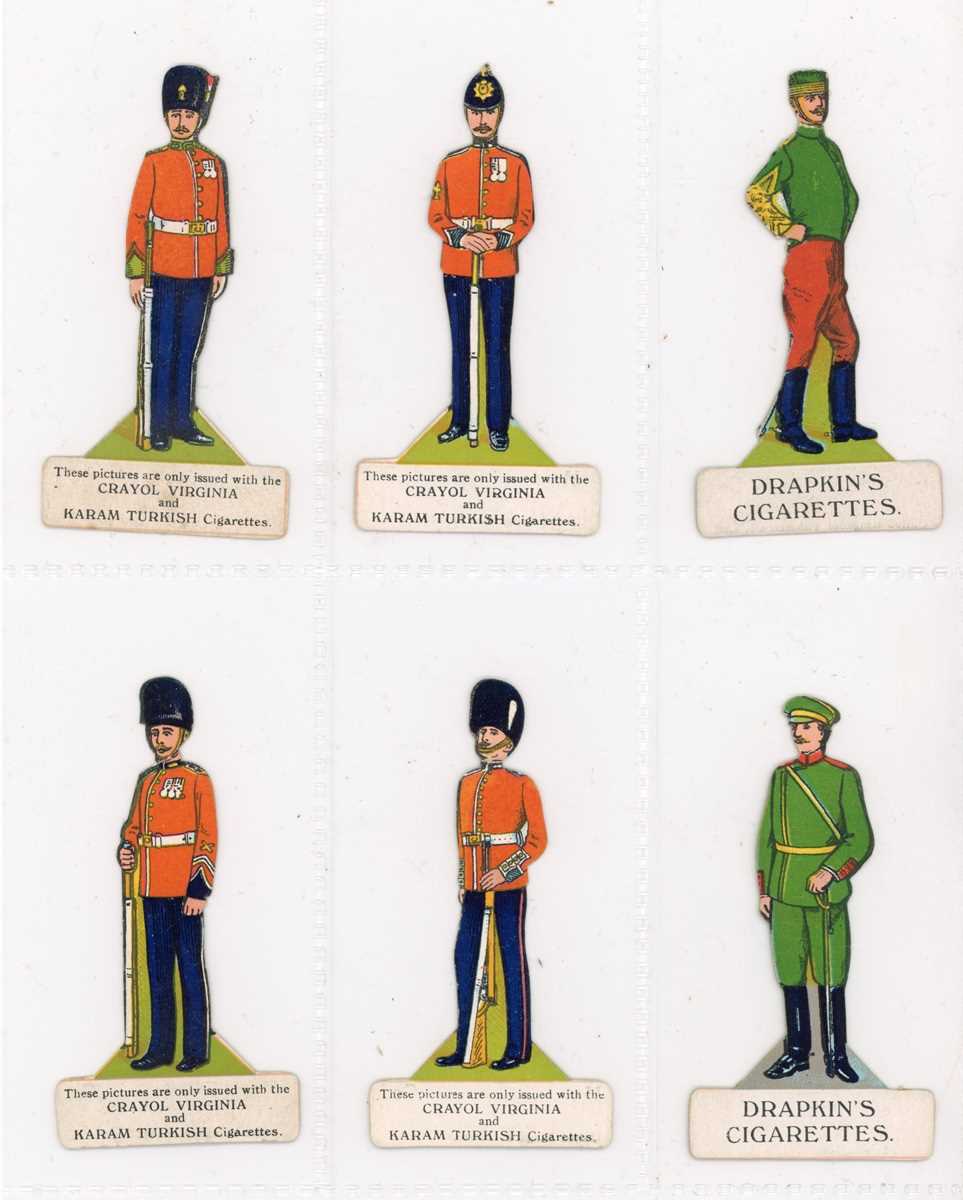 A collection of cigarette cards and cigarette boxes, including 10 Major Drapkin ‘Soldiers and - Image 2 of 5