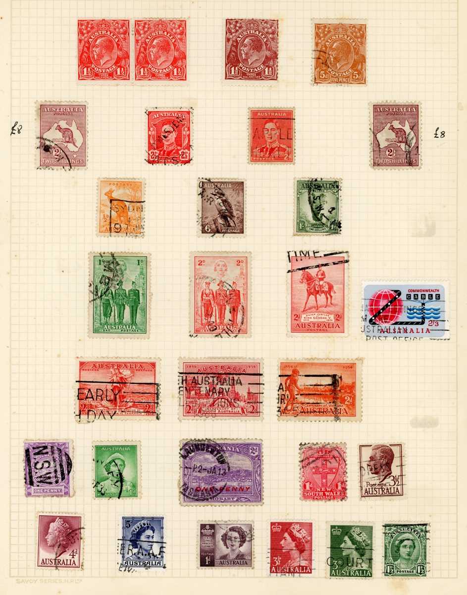 World stamps in three albums, including Strand album with Great Britain British Commonwealth, USA - Image 3 of 4