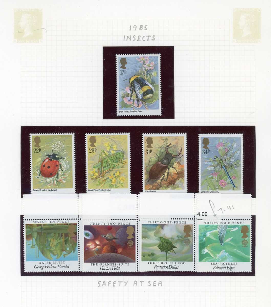 Great Britain decimal mint stamps in three albums and two stock books plus loose in envelopes with - Image 3 of 14