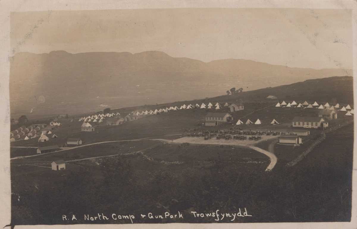 A collection of approximately 86 postcards of Wales, including photographic postcards titled ‘Six - Bild 6 aus 14