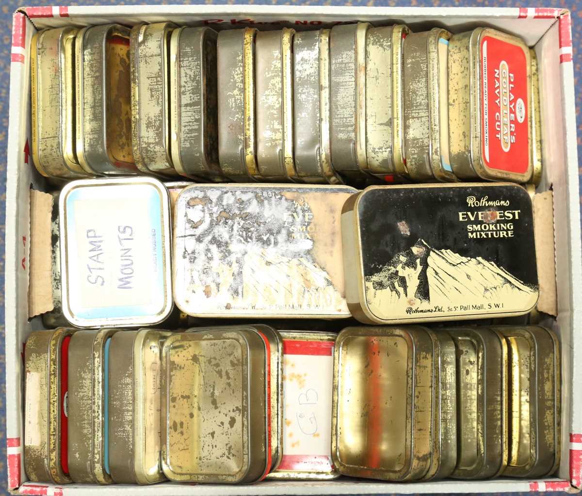 World stamps, a large collection in albums, old approval books, countries sorted into tins, with - Bild 5 aus 7