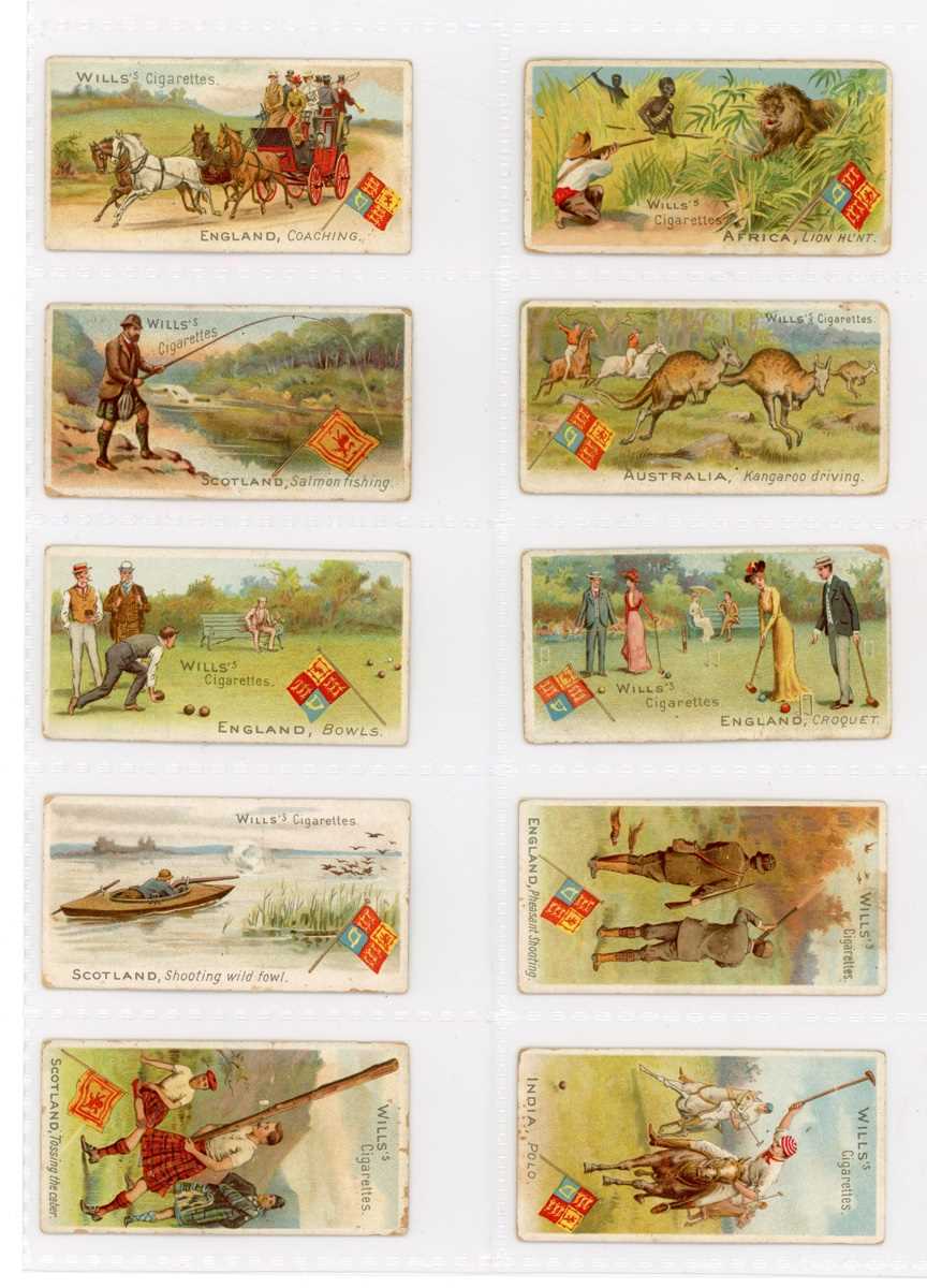 An album of cigarette and trade cards of sport interest, including a set of 50 Lambert and Butler - Image 2 of 11