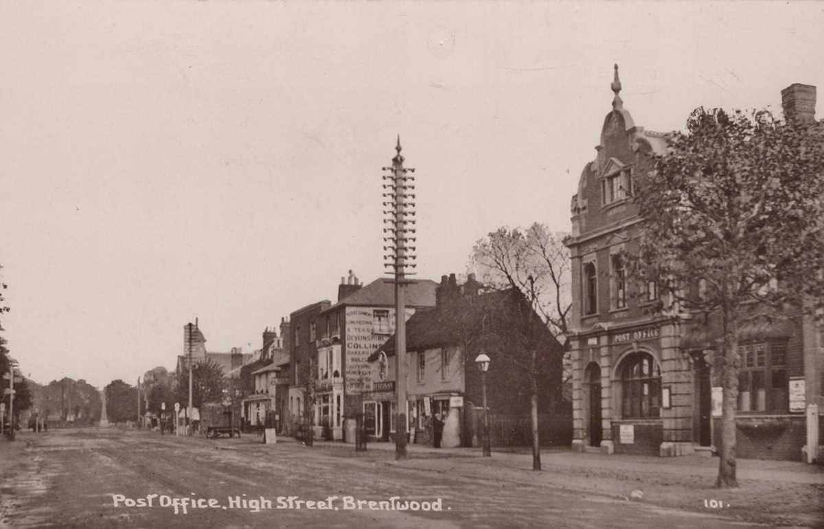 A collection of 35 postcards of Essex including photographic postcards titled ‘The Station - Image 9 of 10