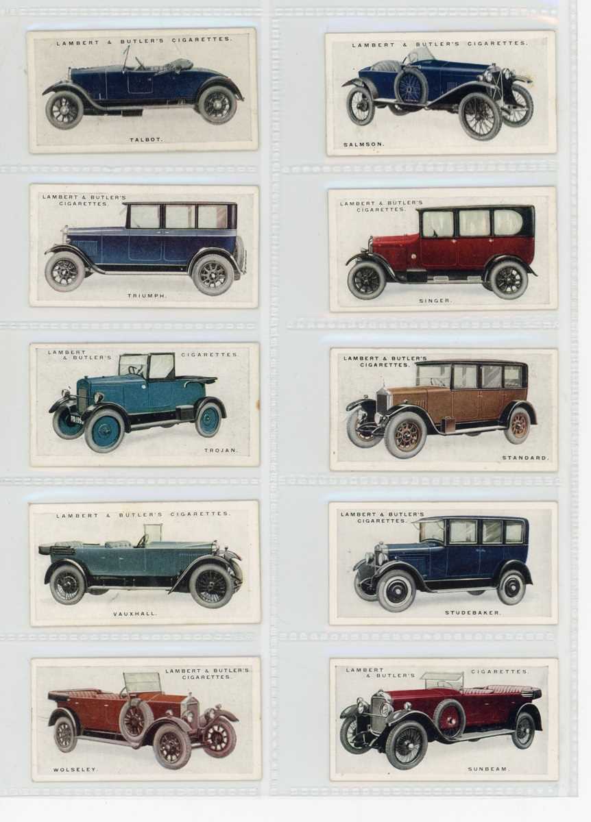 A collection of Lambert & Butler cigarette cards in two albums, including a set of 25 ‘Aviation’, - Image 4 of 8