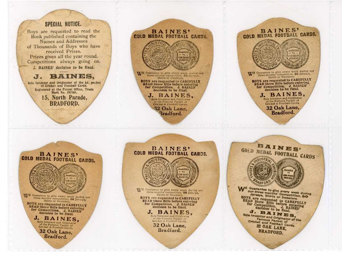 A group of 19 J. Baines ‘Cricket and Football, etc’ trade cards including Athletics and Net Ball. - Image 3 of 9