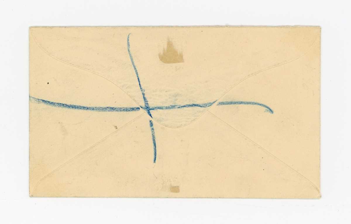 St Helena 1927 registered cover to England with 4d pair, left hand stamp with 'Cleft Rock' variety - Image 2 of 3