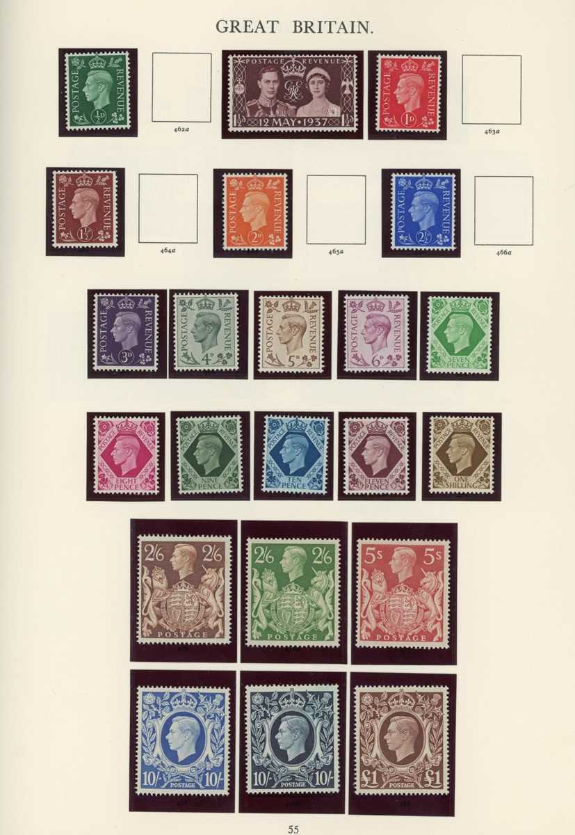 Great Britain stamps in two Windsor albums mint collection from 1887 Jubilee to 1 shilling, Edward - Image 4 of 8
