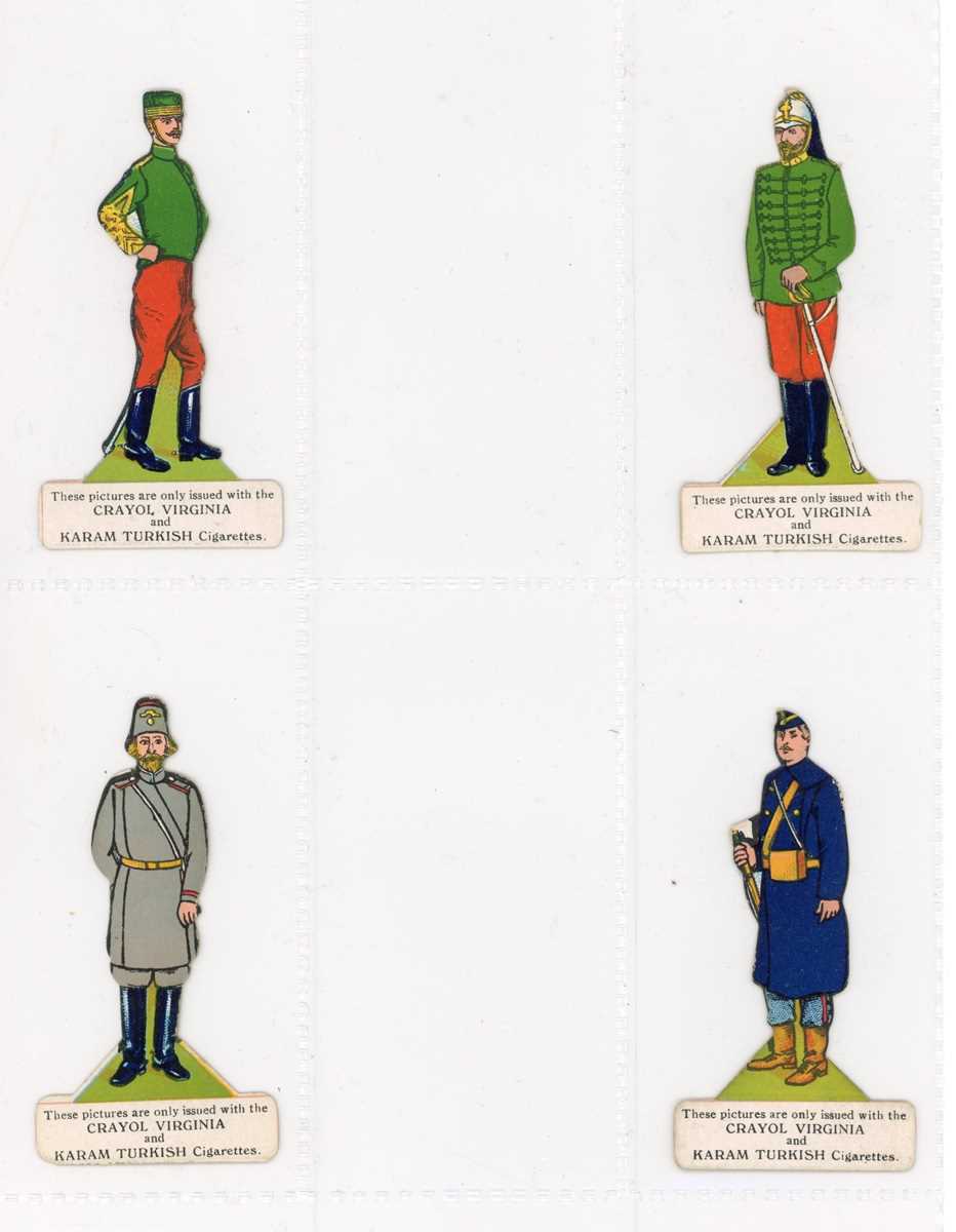 A collection of cigarette cards and cigarette boxes, including 10 Major Drapkin ‘Soldiers and - Image 4 of 5