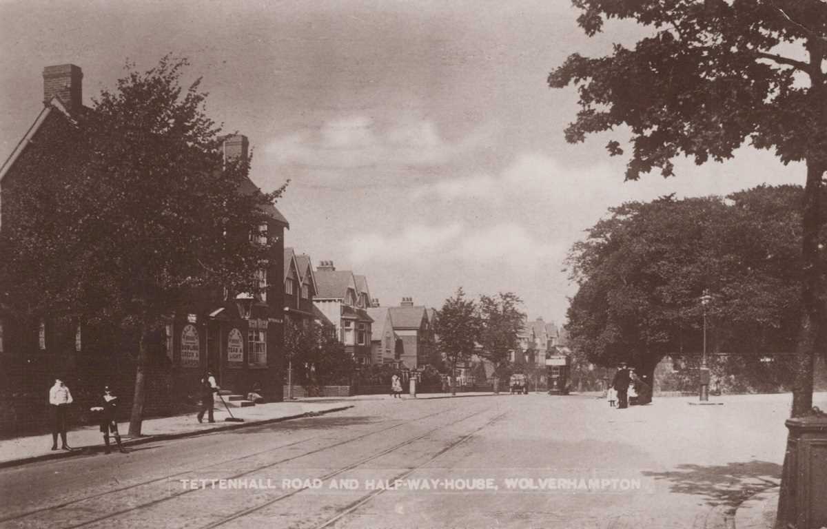 A collection of 45 postcards of Staffordshire, including photographic postcards titled 'Dudley - Image 4 of 7