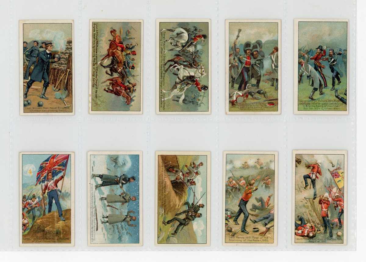 A collection of cigarette and trade cards in three albums, mostly of military interest, including 12 - Bild 5 aus 13