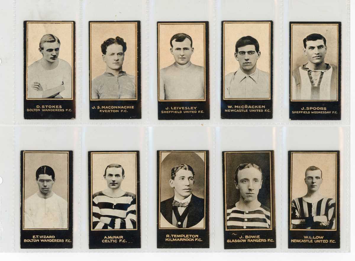 An album containing Smiths cigarette cards, including a part-set of 131 (of 150) ‘Footballers ( - Image 2 of 9