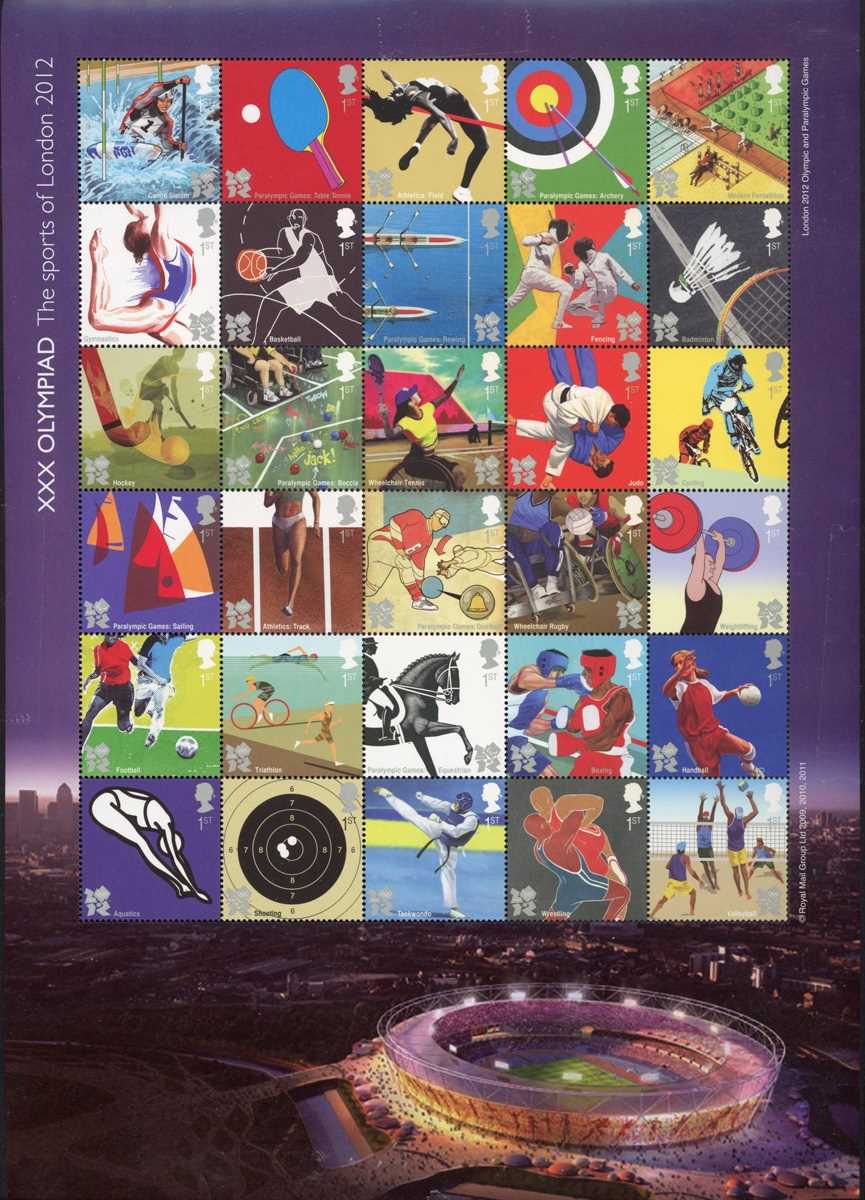 Great Britain first day covers in ten albums from 1953-2014, including 2012 Olympics sheetlets, plus - Image 2 of 10