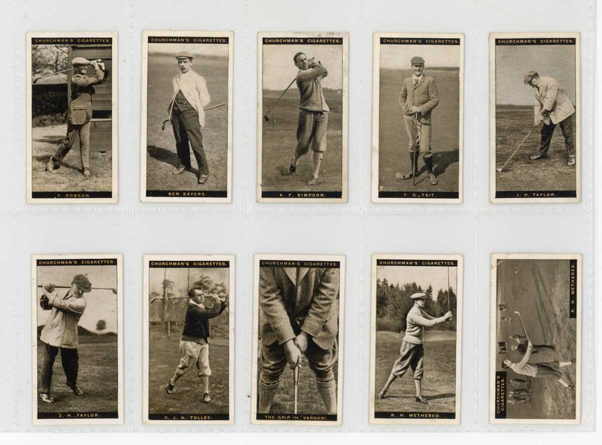 An album of cigarette and trade cards of sport interest, including a set of 25 Morris ‘Golf - Image 5 of 12