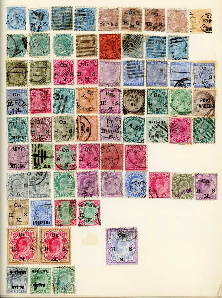 World stamps in albums and stock books with Great Britain 1d reds, Ireland 1922 overprints up to 2 - Image 6 of 6