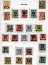 Poland large used stamp collection in seven boxed Davo albums from 1918-2007, plus thirteen