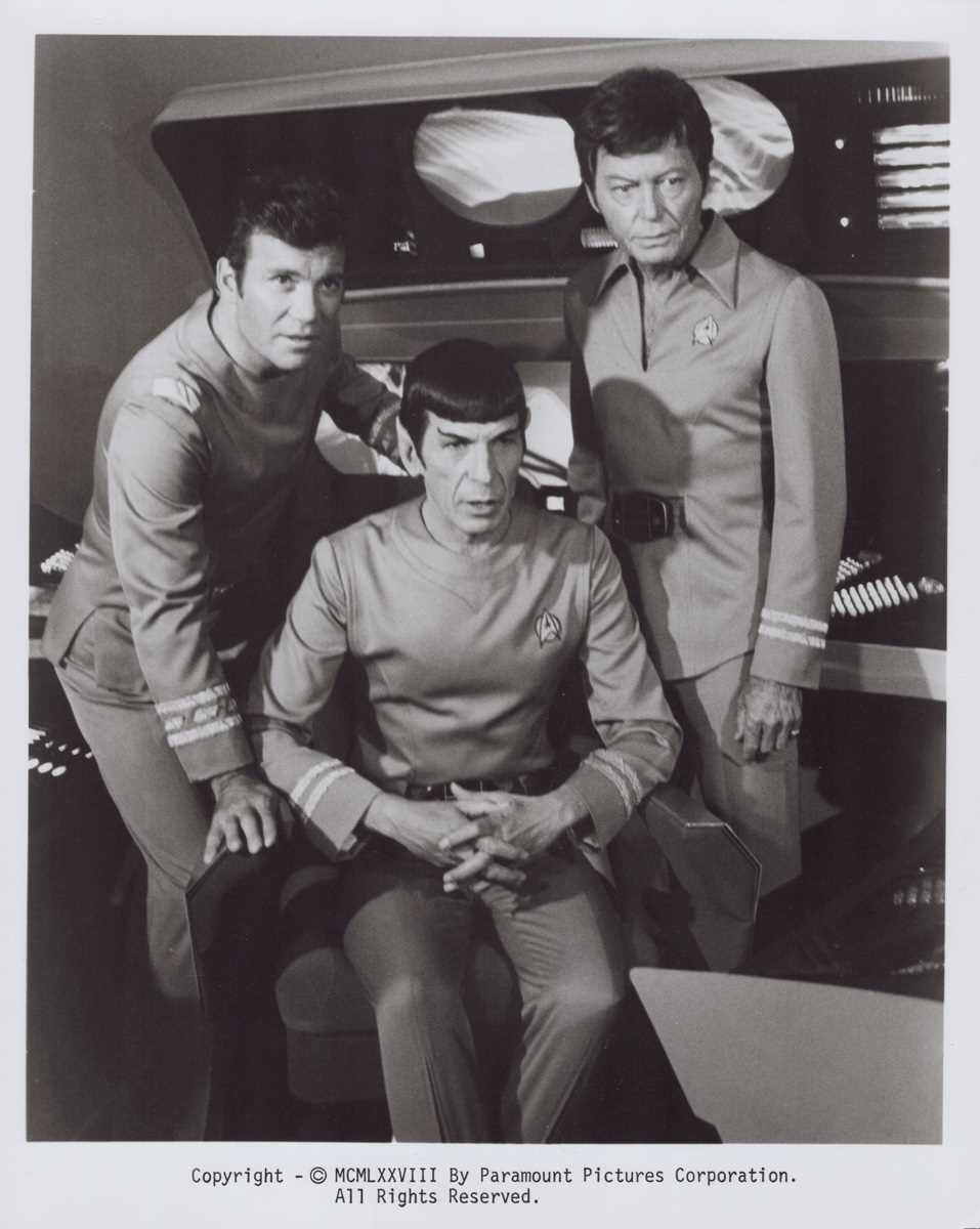 STAR TREK. A folder containing press material for the 1978 Star Trek Motion picture, including seven