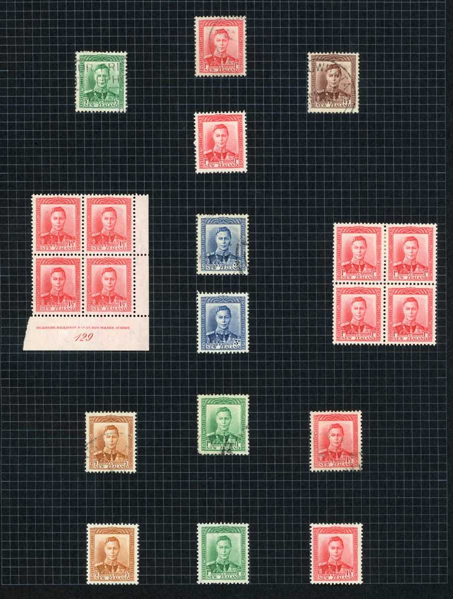 Stamps and postal history in six albums with Great Britain 1840 1d black (3 margins and creased) pre - Image 4 of 14