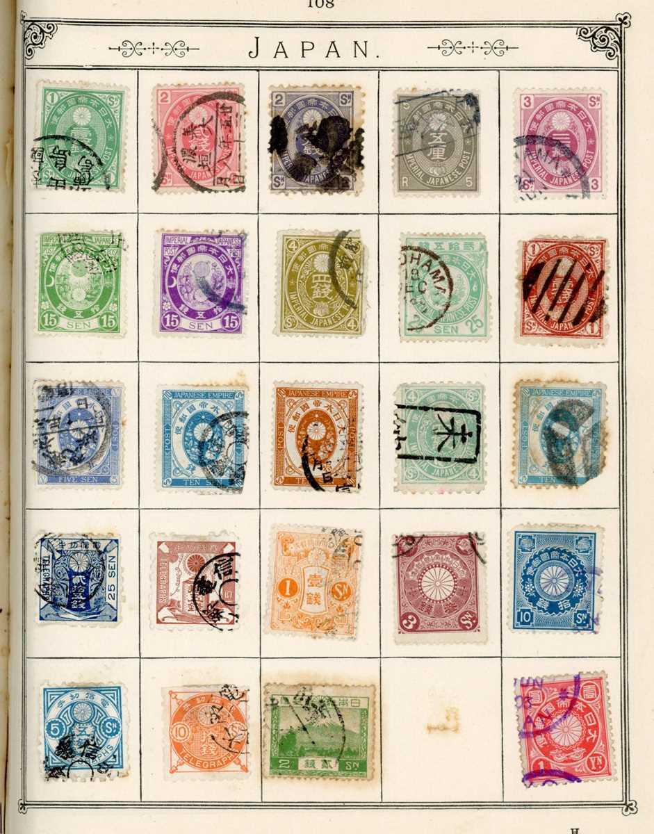 World stamps in nine albums and stock books with mostly earlier issues mint and used, plus packets