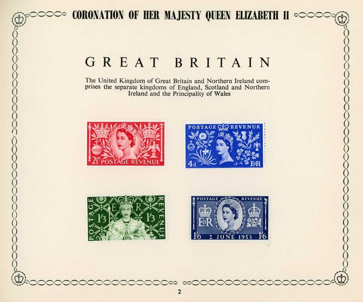 Two albums royal events with 1953 Coronation and 1977 Jubilee mint Edward VIII commemorative - Bild 4 aus 5