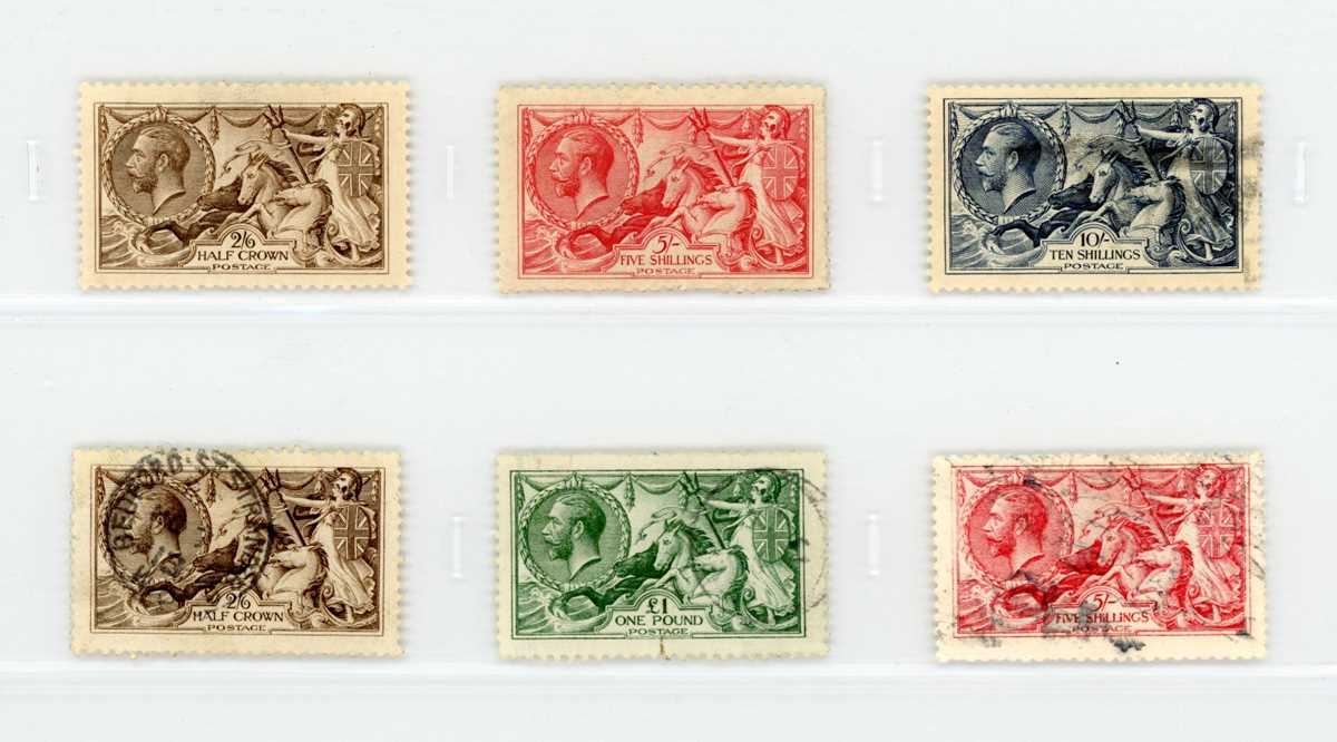 Great Britain stamps in Safe album from 1840-1951 with 1d black used, 1d red plates to 225 mint - Image 7 of 11