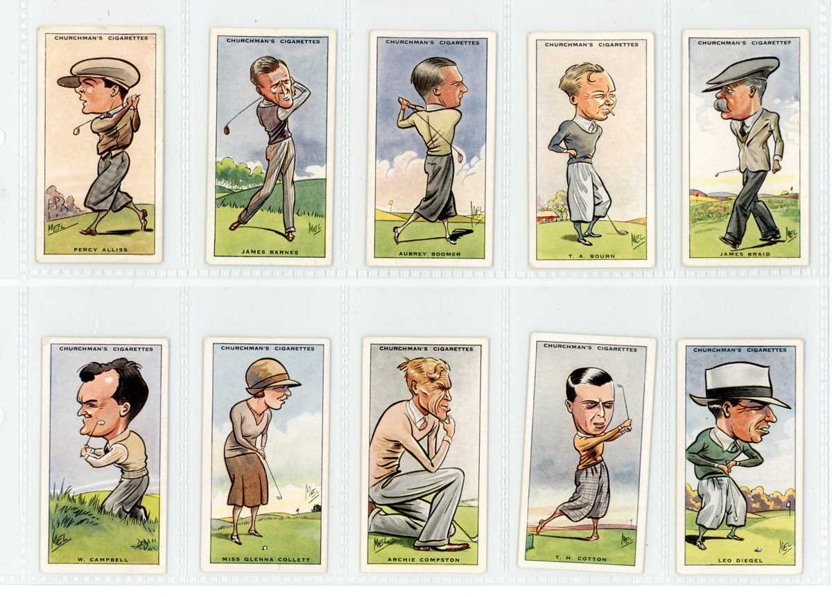 An album of cigarette and trade cards of sport interest, including a set of 25 Morris ‘Golf - Image 9 of 12