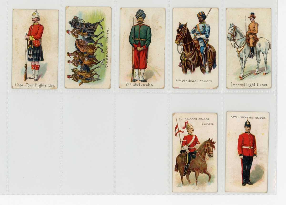 A collection of cigarette and trade cards in three albums, mostly of military interest, including 12 - Bild 4 aus 13